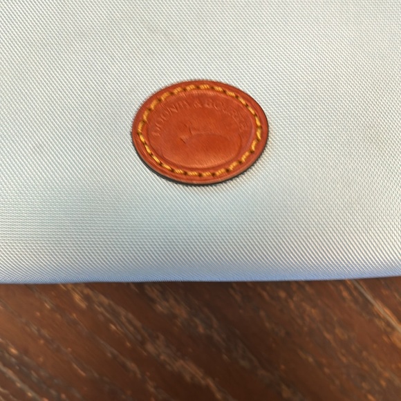 Dooney & Bourke Nylon Crossbody.  Pale Blue. - Picture 2 of 11